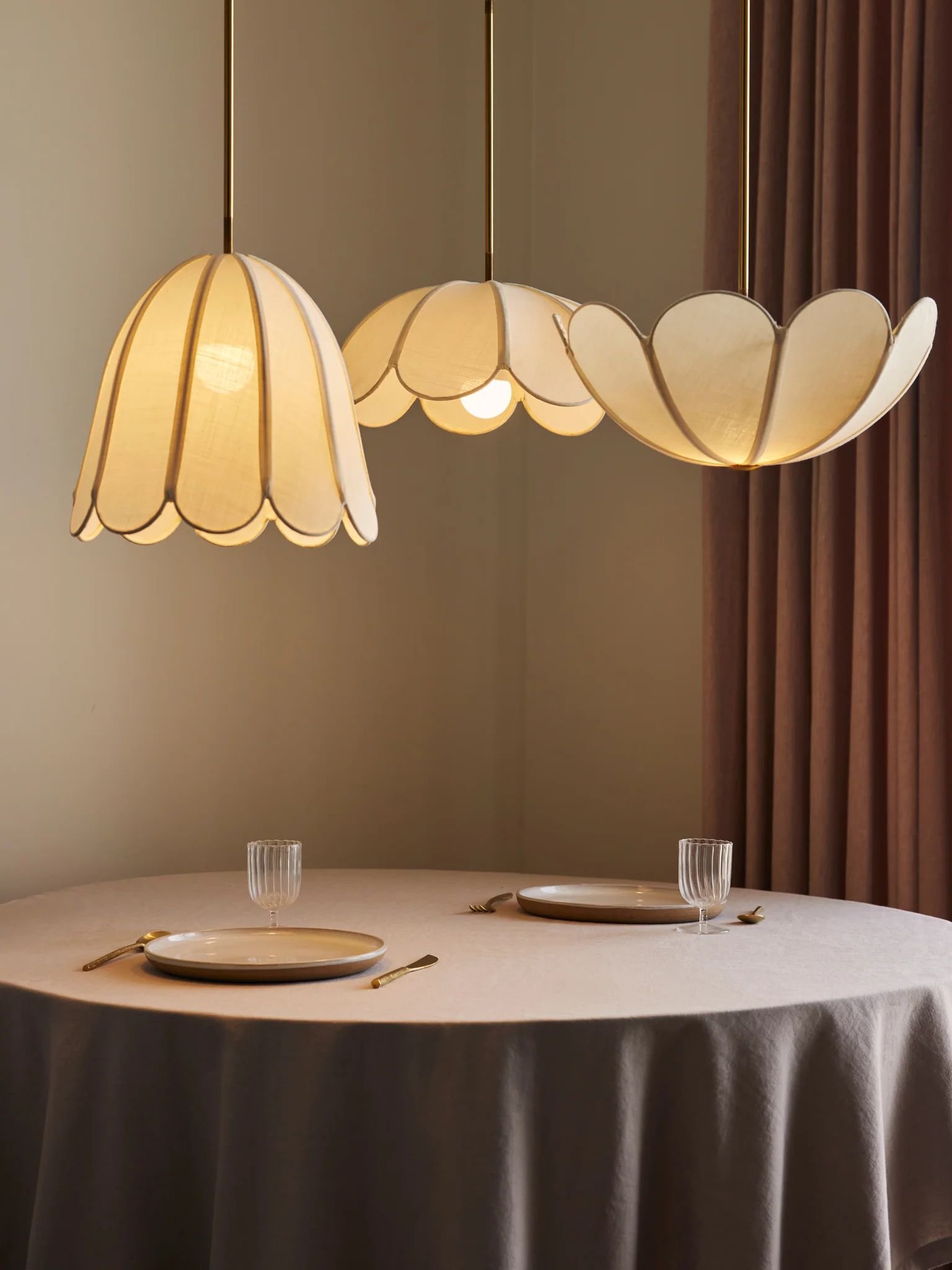 Fabric Pendant Light