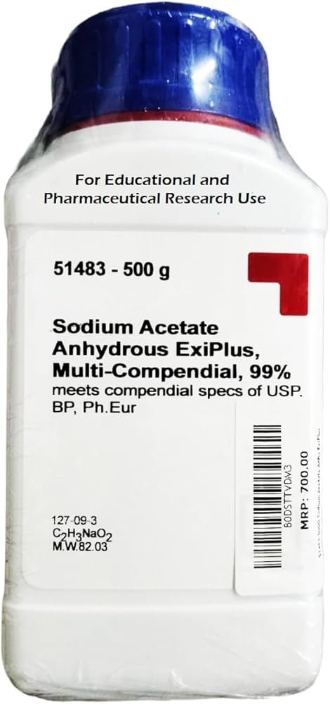 Sodium Acetate Anhydrous Powder